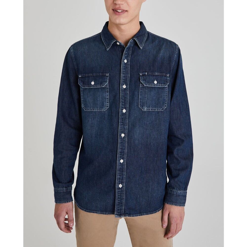 Adriano Goldschmeid Mens Benning Utility Shirt